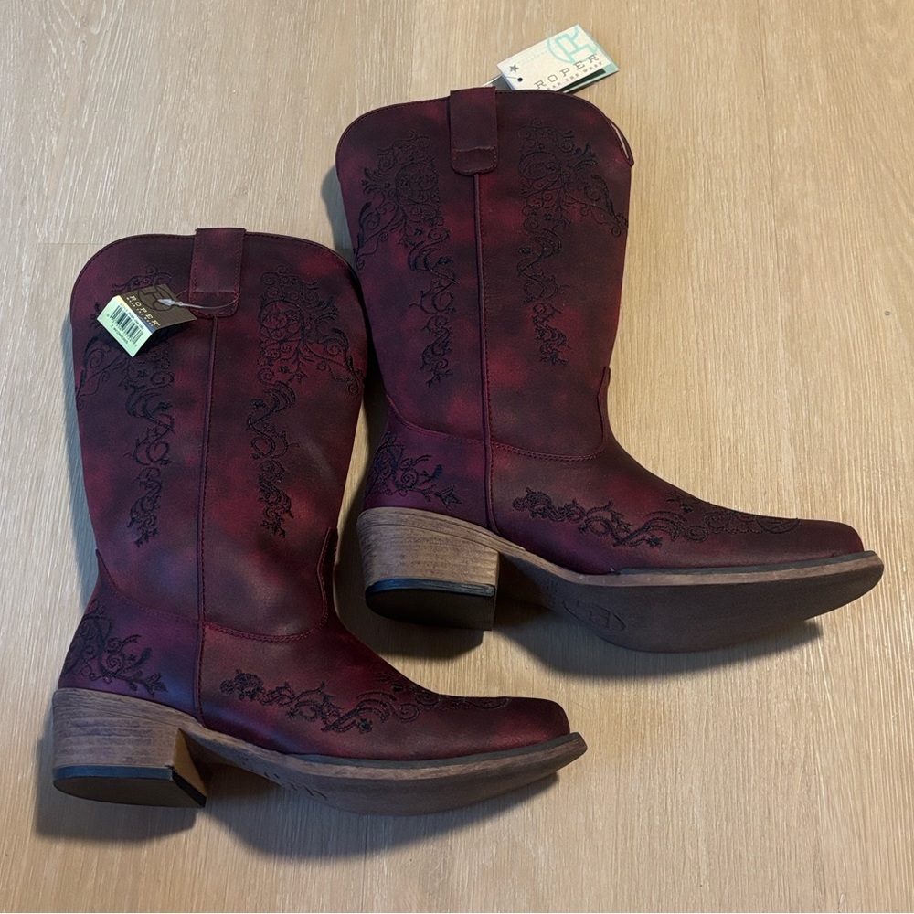 NIB Roper Women's Western Embroidered Judith Boots size 7 - Picture 2 of 8